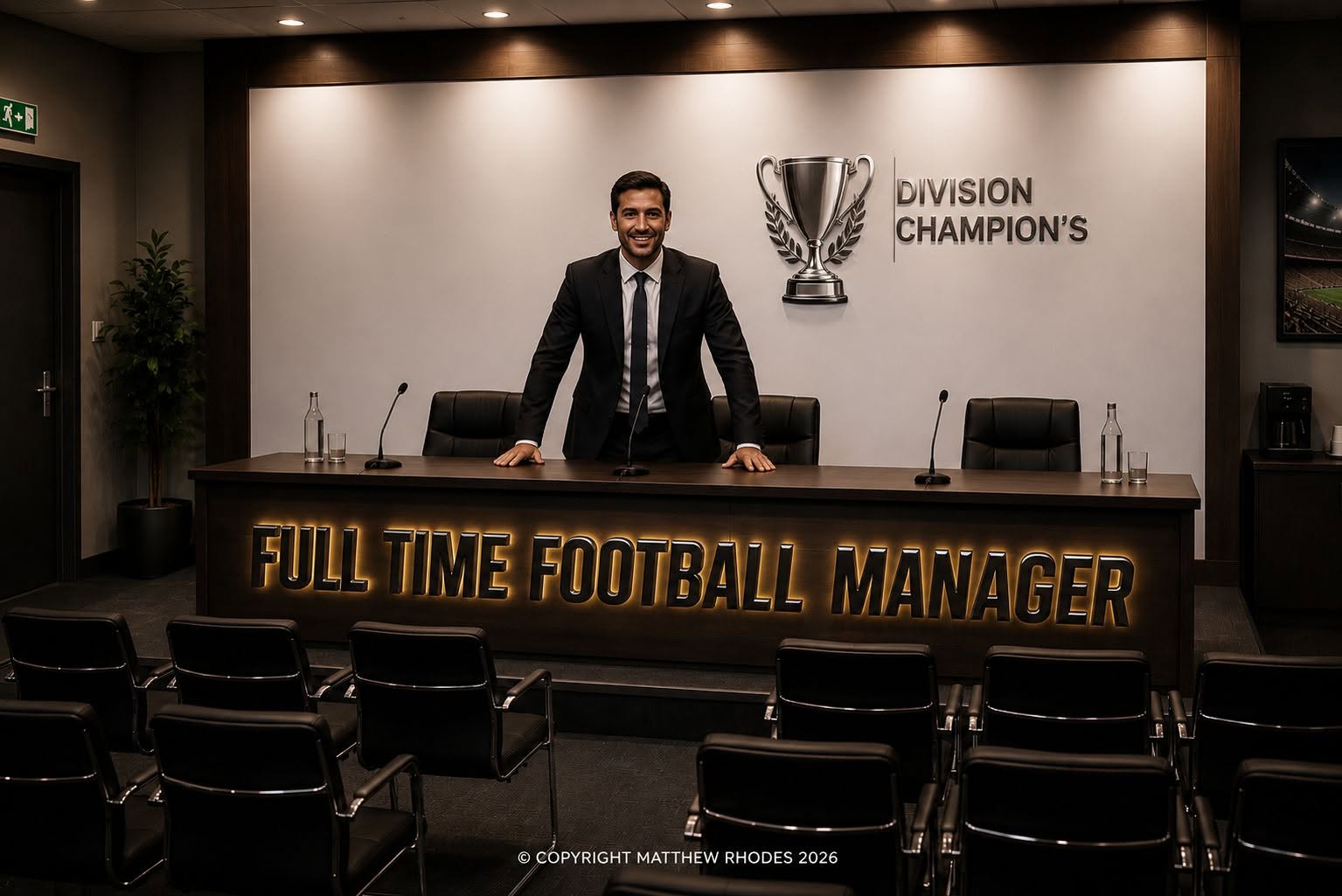 Full Time Football Manager press conference cover