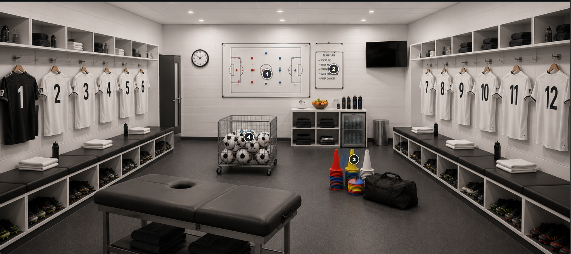 Dressing room screen