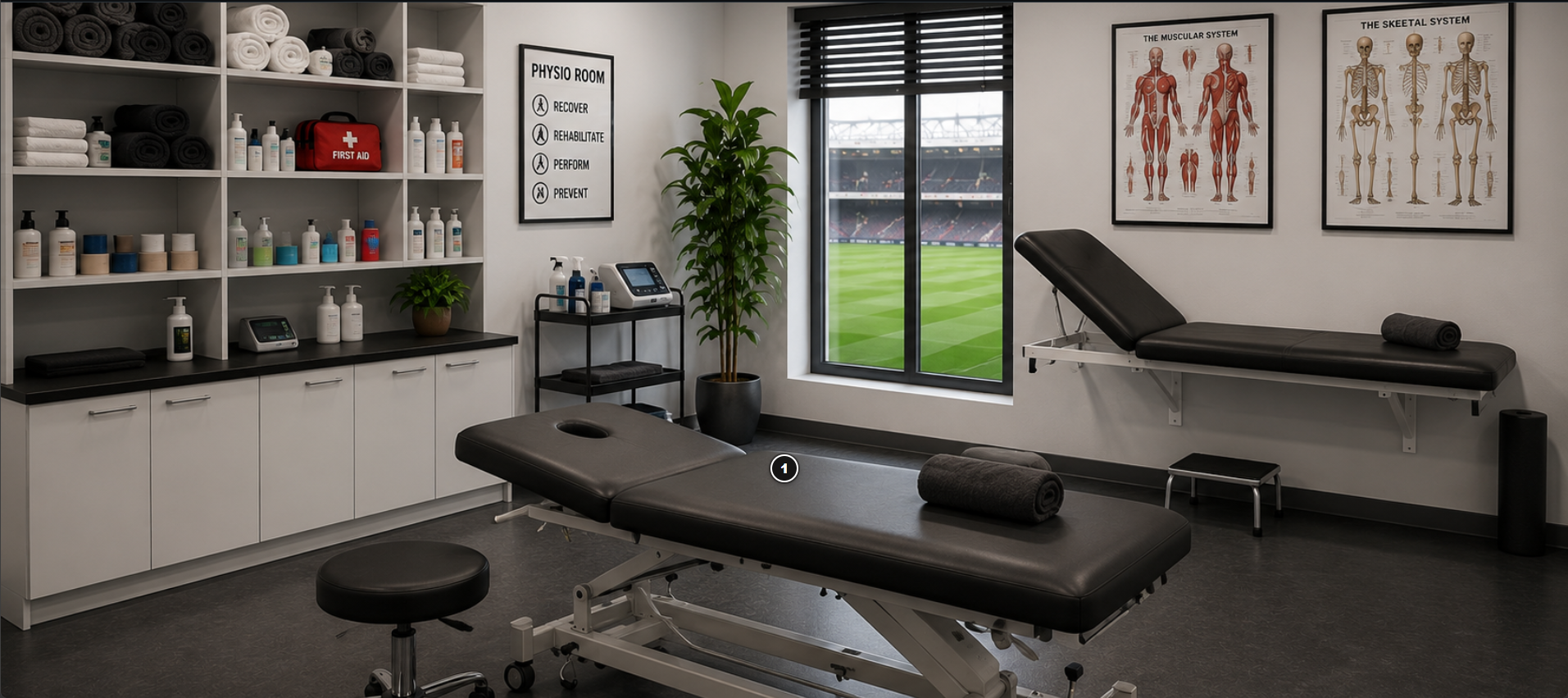 Medical room screen